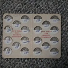 1942 Silver quarter collection ver rare pin money club Newark, savings and loan