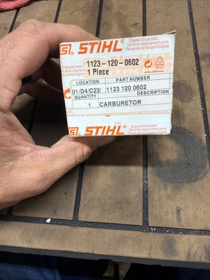 #ad #ad 1123 120 0602 NEW STIHL Chainsaw C1Q S75E Carburetor $35.00