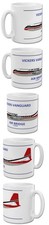 AIR BRIDGE  VICKERS VANGUARD G-APEM  .MUG .COLECTABLES
