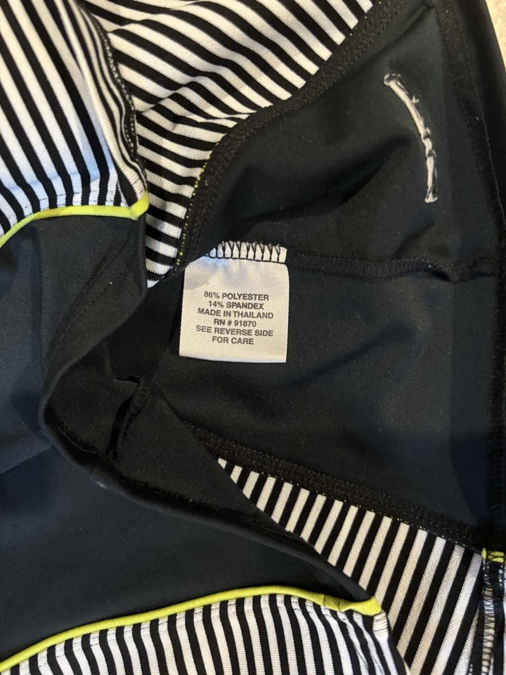 Bolle Tenis Pickleball 2 Piezas Conjunto Mujer’s Mediano Negro Falda Negro Rayas Foto 4 de 4