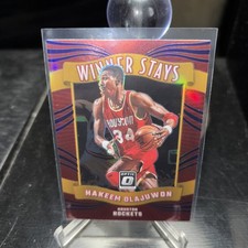 2023-24 Panini Donruss Optic - Winner Stays Hakeem Olajuwon #12 Purple Prizm