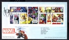 GB - 2019 Marvel MS First Day Cover with Shield Row Special Postmarks