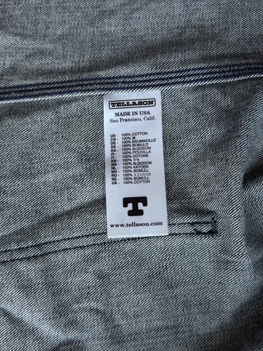 Tellason Palmer Denim Jacket - L - USA - 14.75oz Cone Mills White Oak - Rare image 16