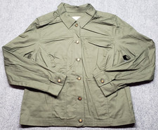 Christopher  Banks Jacket Womens Large Button Front Utility Casual New