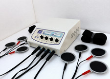 4 Kanal Elektrotherapieger&auml;t | TENS Schmerz- & Stressabbau | Carbon Pad Therapie