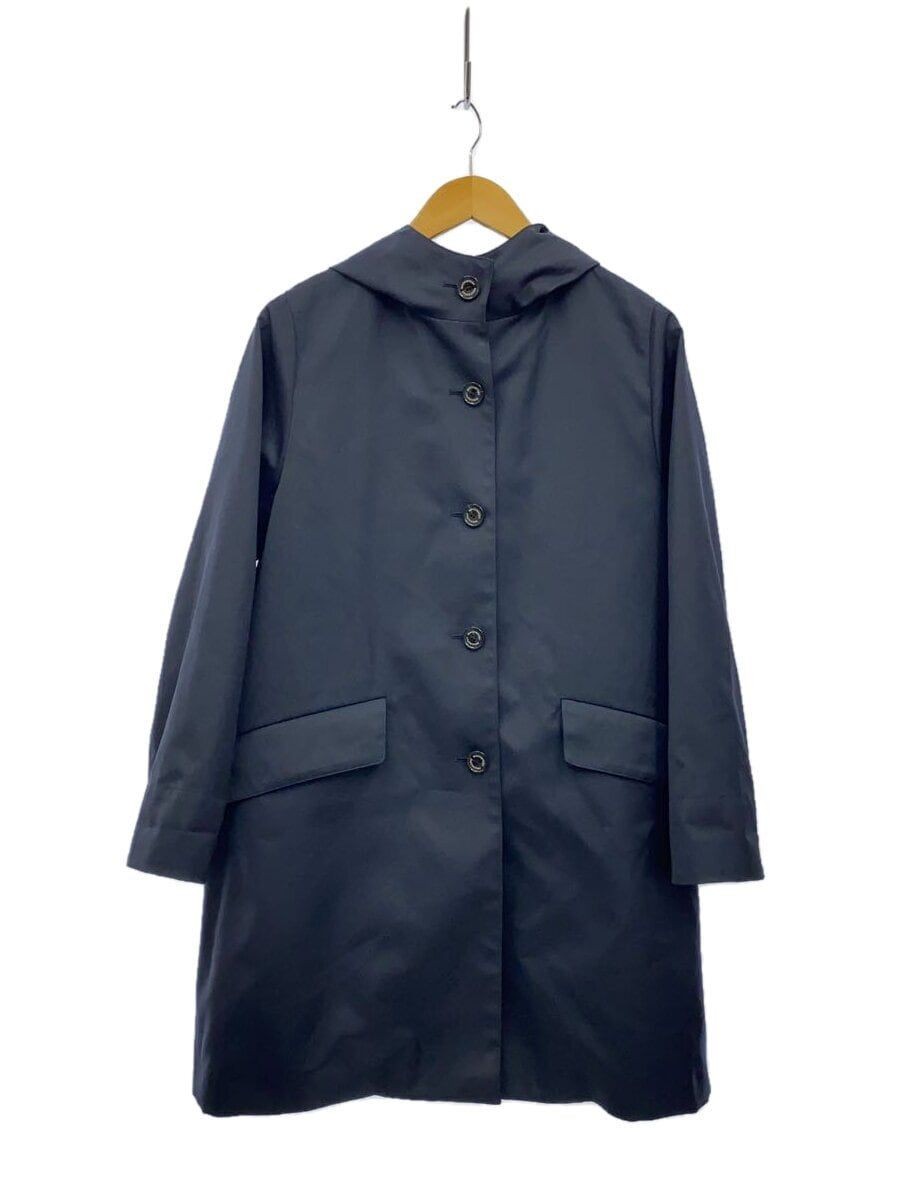 ALTRA MACKINTOSH PHILOSOPHY altro cappotto 38 cotone blu navy tinta unita H5A05 312 29 NUOVO