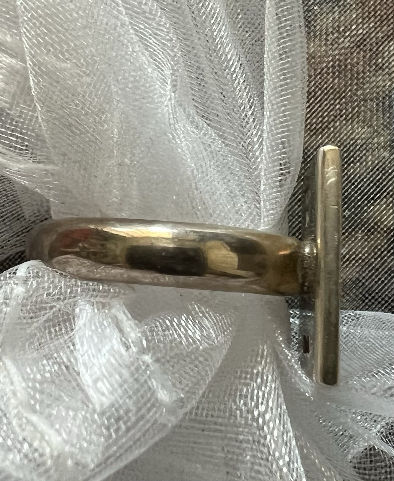 Solid Sterling Silver Engravable  Ring  Square De… - image 5