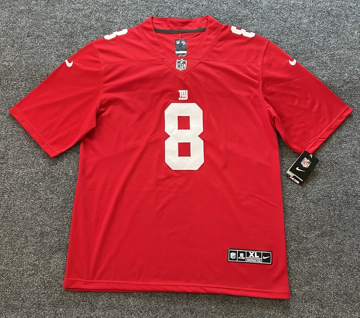 Daniel Jones New York Giants NWT Jersey Red Stitched Mens XL Nike