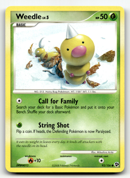 Weedle 93/106 Normal Common Great Encounters LP