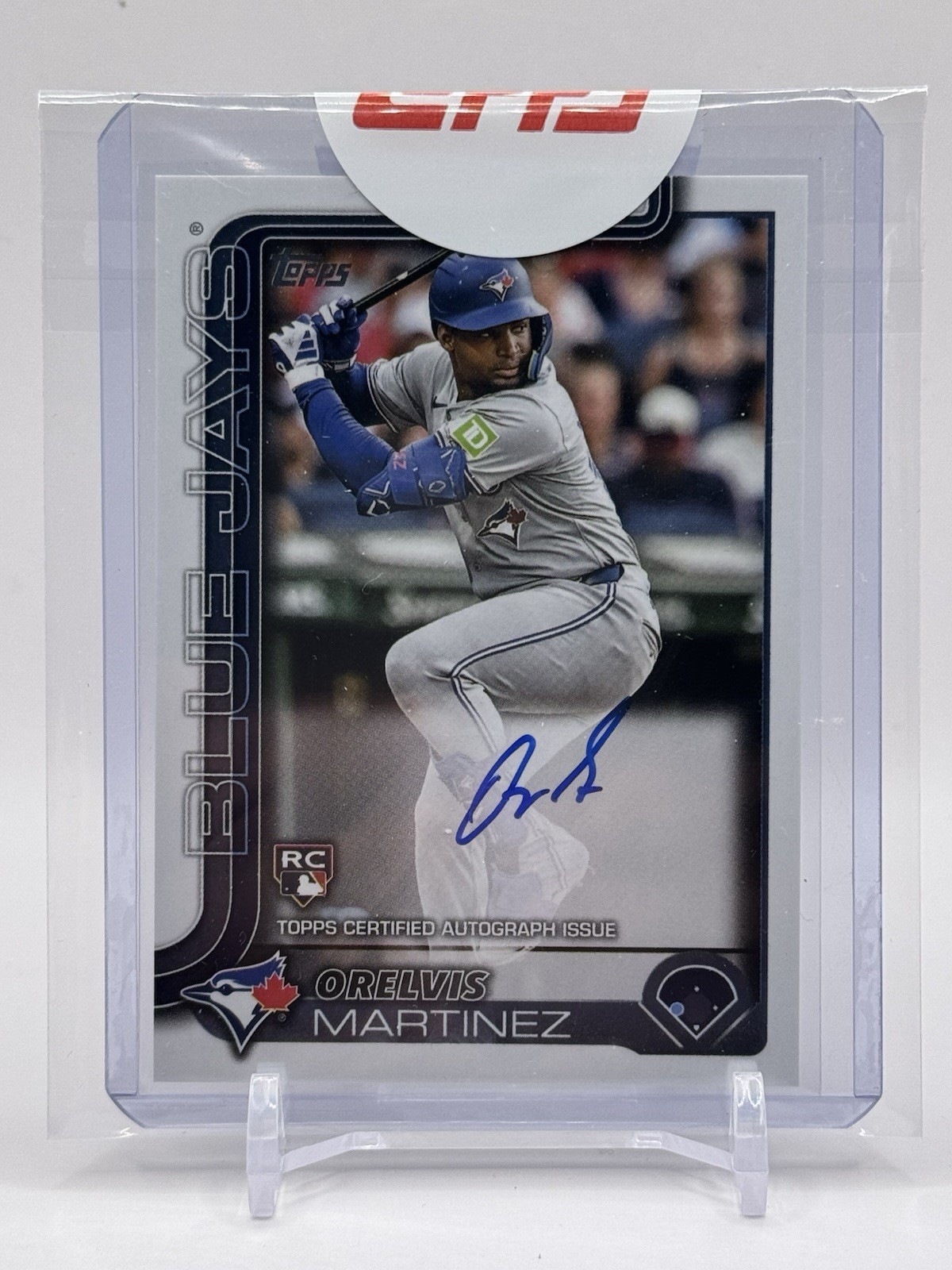 2025 Topps Series 1 Orelvis Martinez Flagship Real One Auto Sealed Blue Jays