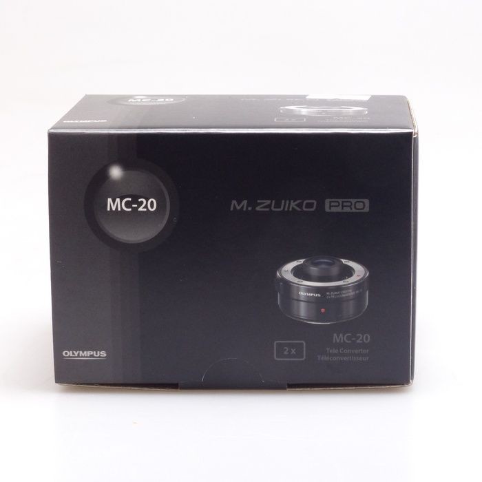Olympus MC-20 M.Zuiko Digital 2x Teleconverter Lens Black Micro 4 Olympus MC-20 M.Zuiko Digital 2x Teleconverter Lens Black Micro 4