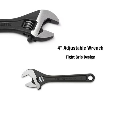Crescent 4'' Adjustable Wrench Compact Black Oxide Hand Tool