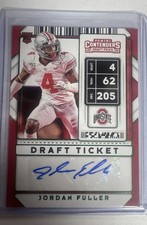 2020 Panini Contenders Draft College Ticket Jordan Fuller Auto RC Green Foil