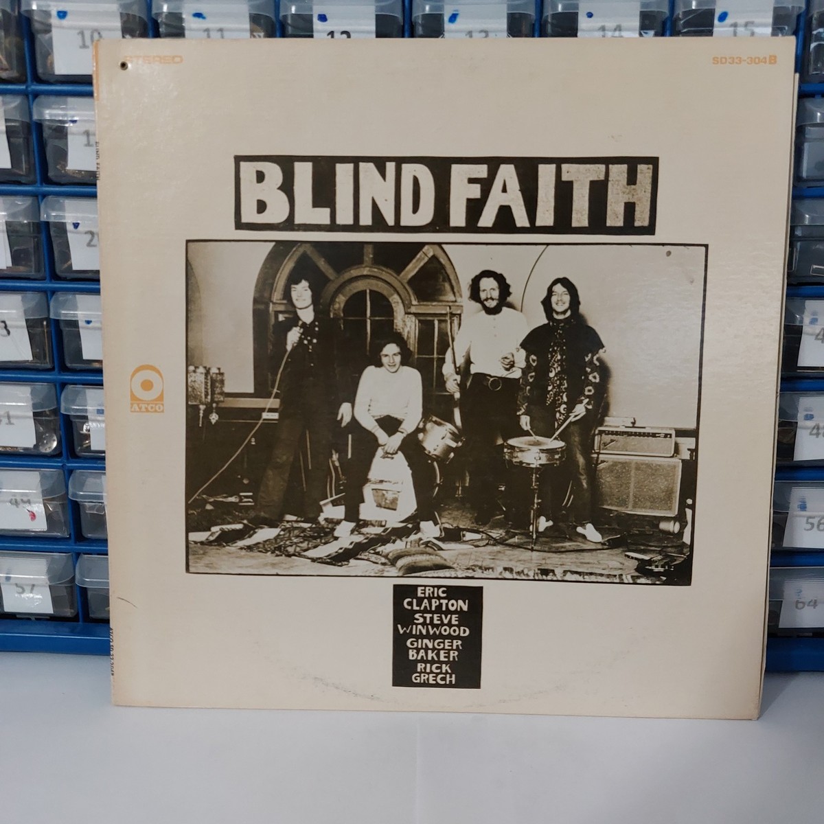 Blind Faith Self Titled Vinyl LP 1969 ATCO Records Rock Eric
