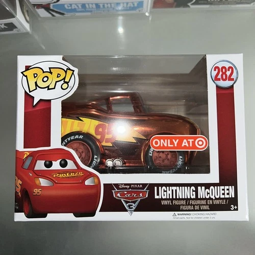 Funko Pop! Vinyl: Pixar - Lightning McQueen - (Chrome) - Target (Exclusive) #282