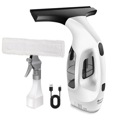 WINDOW SQUEEGEE VACUUM CLEANER CORDLESS GLASS MIRROR 3500MAH RECHARGEABLE 2 in 1