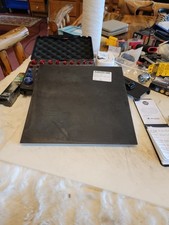 1/2" Thk x 12" x 12" Rubber Backed UHMW Polyethylene Plastic Sheet. FreeShipL48