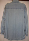 Vtg NFL Indianapolis Colts Mens Denim LS Shirt Button Up Embroidered Logo Size M — photo 2