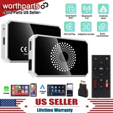 5G WiFi Smart AI Box Wireless CarPlay Android Auto USB Adapter for Android 13