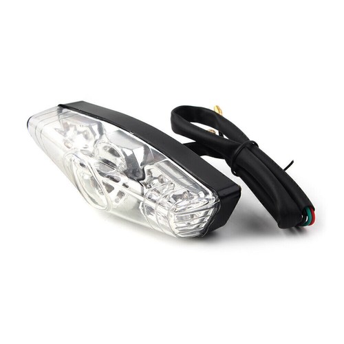 Luces traseras LED integradas señales de giro luces aptas para Honda Yamaha Harley - Imagen 9 de 12