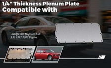 14 Thickness Plenum Plate Fits 1992-2003 Dodge 360 Magnum 5.25.9l Engine 1pcs 14 Thickness Plenum Plate Fits 1992-2003 Dodge 360 Magnum 5.25.9l Engine 1pcs