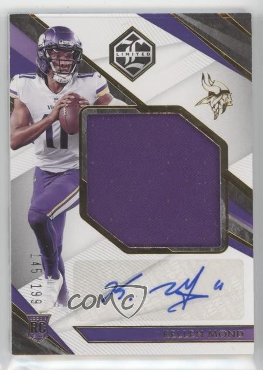 Kellen Mond Panini Limited #163 Patch Autograph