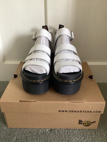 BNIB Dr Martens Blaire Quad White Gladiator Style Sandals, UK Size 5, EU 38 - Bild 3 von 7