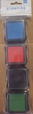 AC Brand Mini Ink Pad Set 4/Pkg Set Crafting Ink for Stamps New In Package