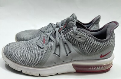 nike air max sequent 3 grey red