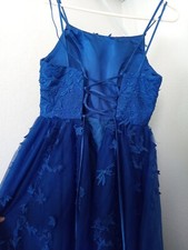 Size 4 Royal Blue Prom Dress