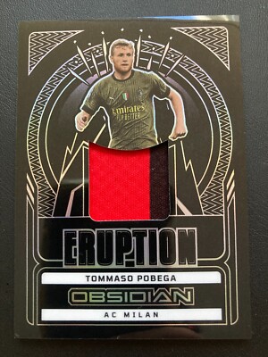 2022-23 Panini Obsidian Eruption Relics ER-TPO Tommaso Pobega ed/199 AC MILAN