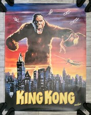 KING KONG MOVIE POSTER VINTAGE 1990s KURT DEGEN 27.5X36.5