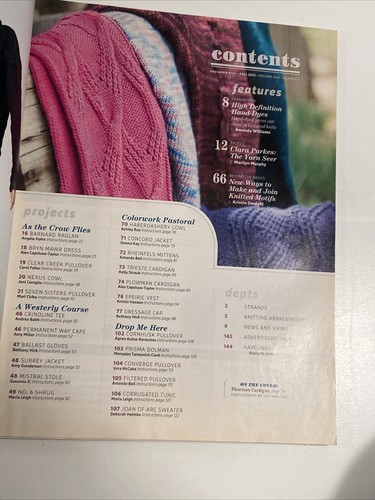 Vogue Knitting Magazine Lot Of 5 International Knit ‘n Style Interweave VG - Picture 16 of 16