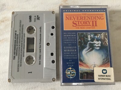 The Neverending Story II The Next Chapter Original Soundtrack Cassette Tape