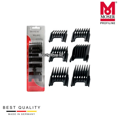 Cortar el pelo negro Moser y orilladoras