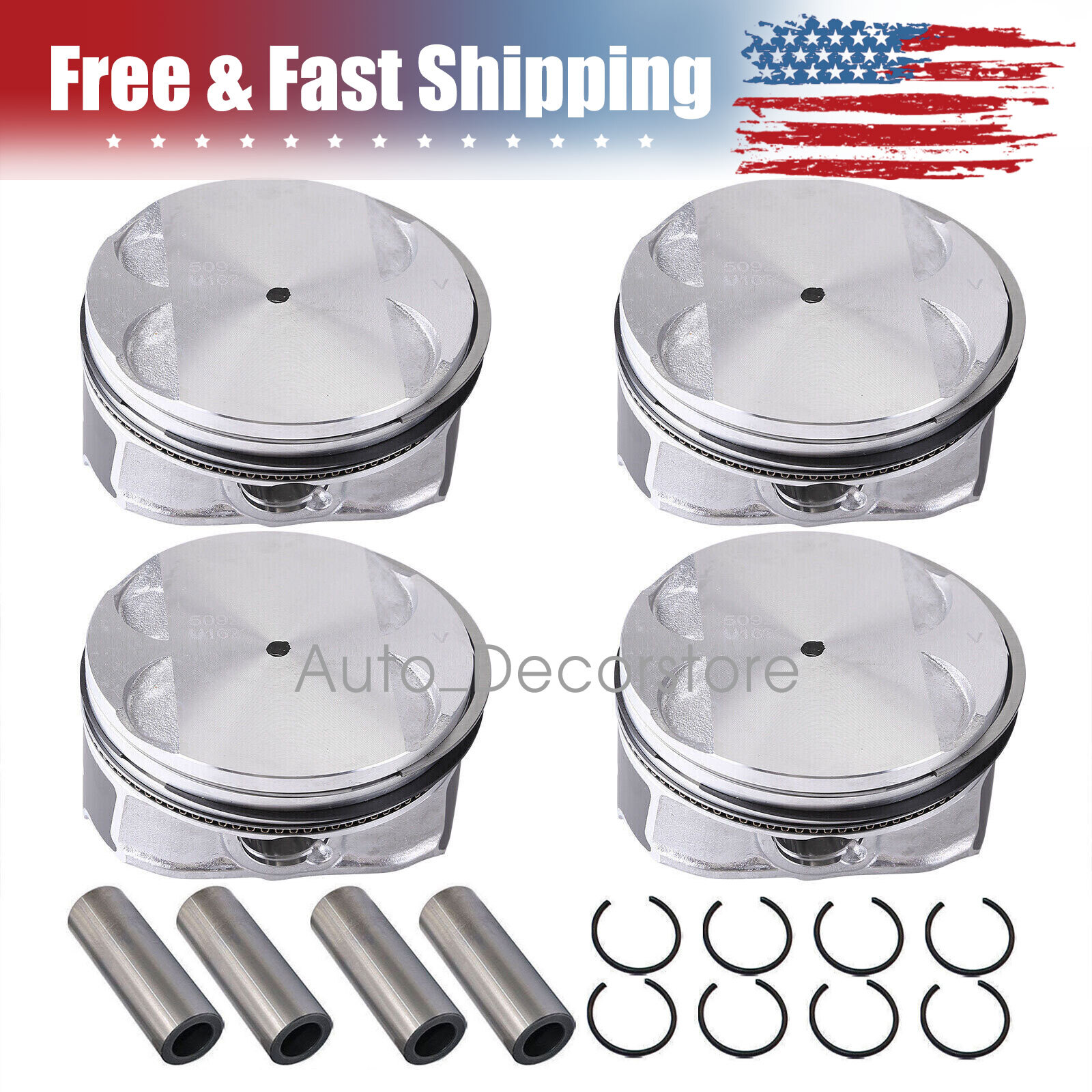 For 2010 2017 Chevrolet Equinox GMC Terrain Buick 2.4L Pistons