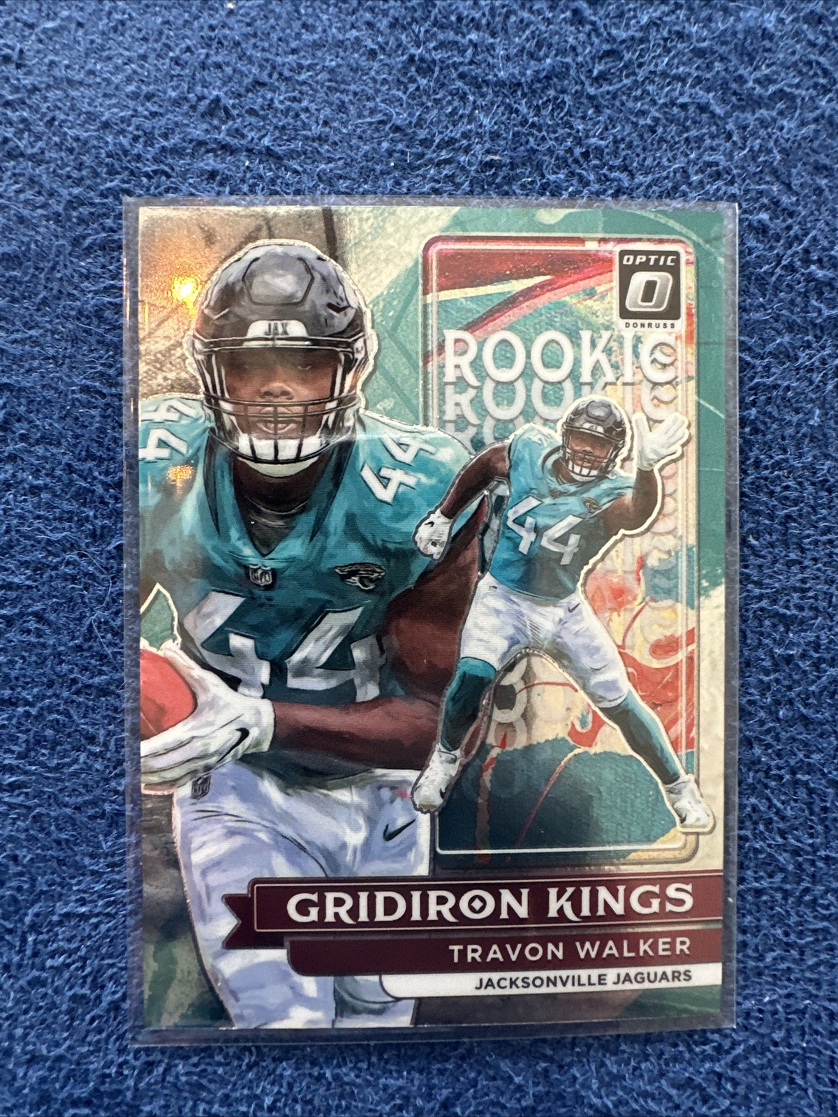 Travon Walker 2022 Donruss Optic Gridiron Kings Insert RC #RGK-17 Jaguars