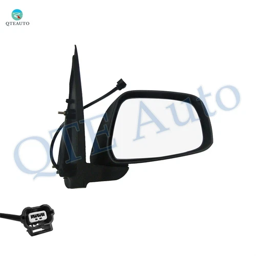 Right Power Foldaway View Mirror Convex+Warning To 2005-2012 Nissan Pathfinder