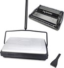 New Ez Spares Lightweight Quiet Carpet Floor Sweeper With Pig Hair Bristles
