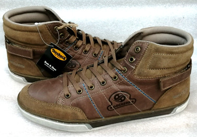Dockers by Gerli men's shoes leather sneaker color stone outdoor size: 45 New