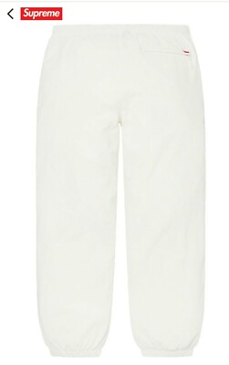 Supreme Warm Up Pants White Size Medium FW21 Brand New Hype