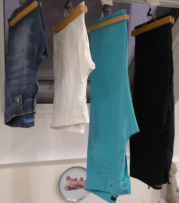Frühlings-Sommer-Freizeit-Jeans-Hosen-Quartett in Gr. 36 für Damen von Roxy u.a 
