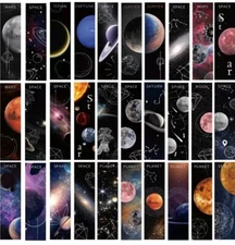Space and Beyond Bookmark, Outer Space Bookmarks, Geometric and Steller Patterns