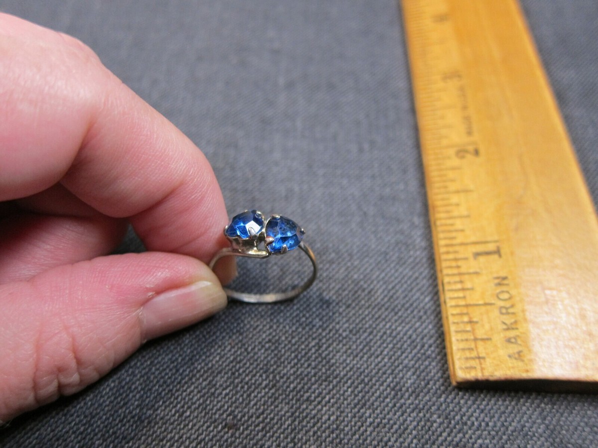 Vintage Silver Thick Shaft Ring 925