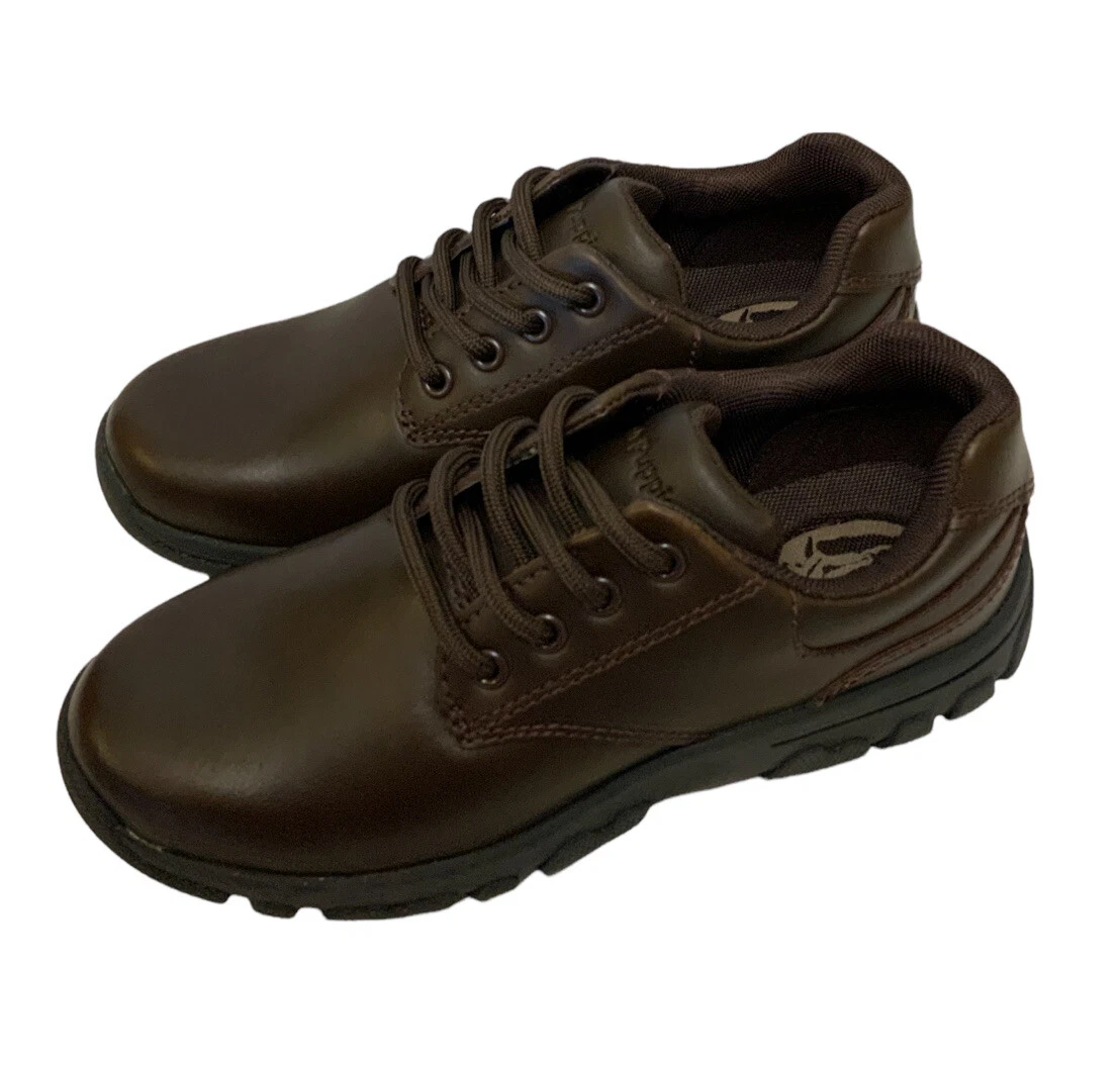 Hush Puppies Kids Unisex Chad Oxford Brown 12W US Little Kid