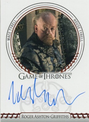 Game of Thrones Legends of the Realm: R Ashton-Griffiths als Streitkolben Autogrammkarte