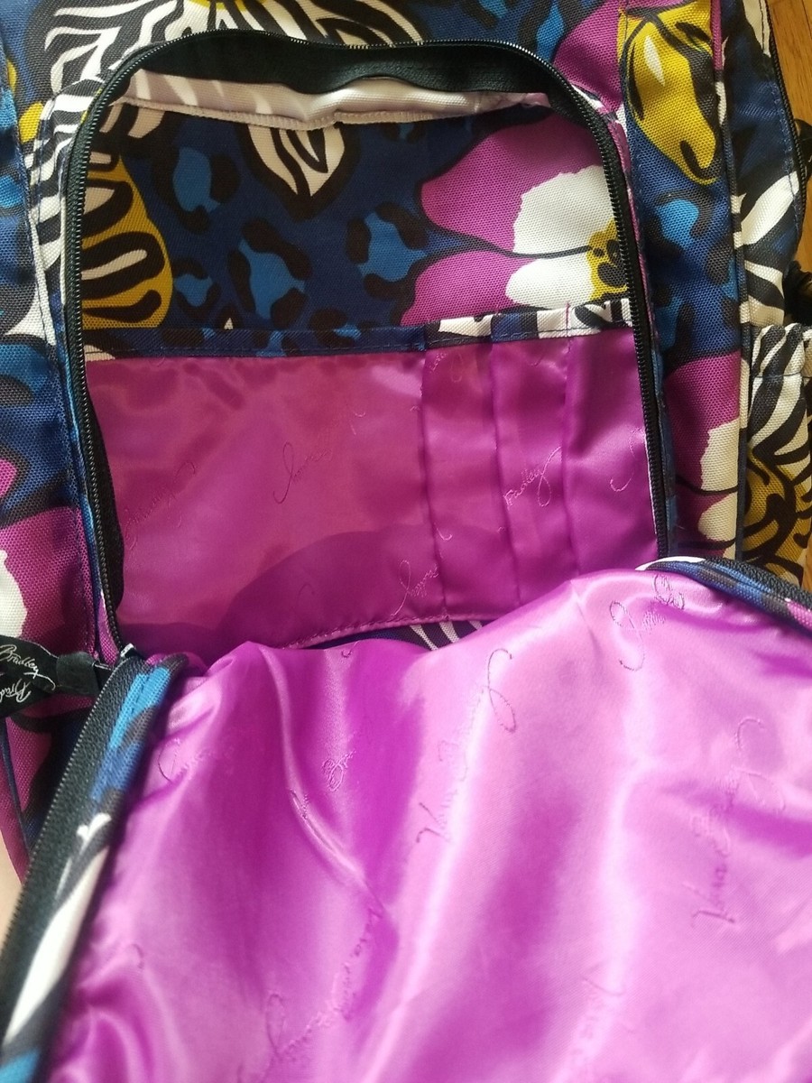 VERA BRADLEY Lighten Up Large Backpack African Violet Campus  display picture 2