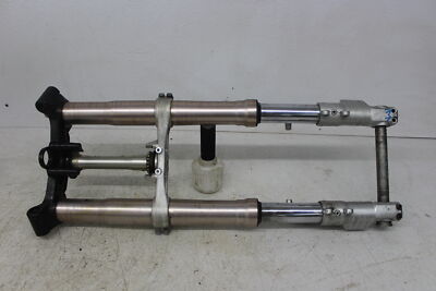 ヌー 02-05 KAWASAKI NINJA ZX12R FRONT END FORKS TRIPLE TREE CLAMP