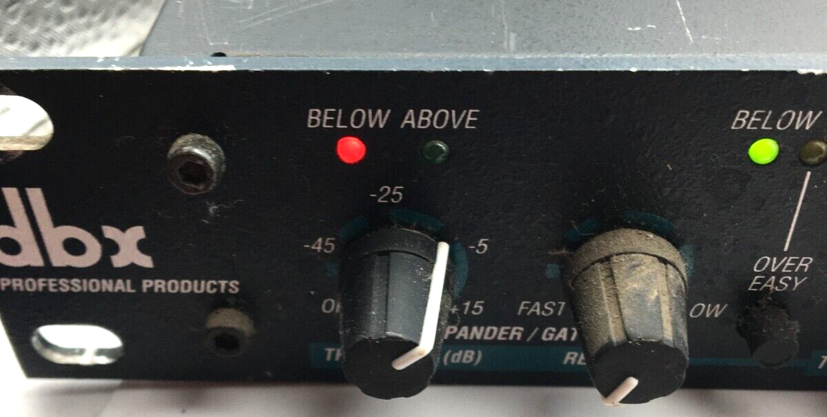 dbx 166A Compressor Limiter Expander Gate 2 Channels Rack