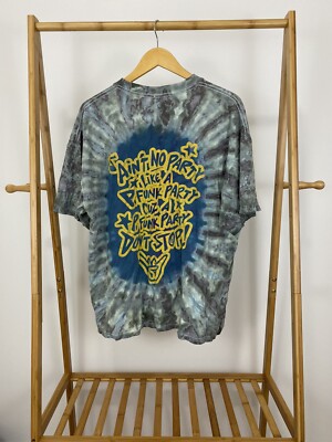 RARE VTG George Clinton Tie Dye Parliament Funkadelic Rap Tee T